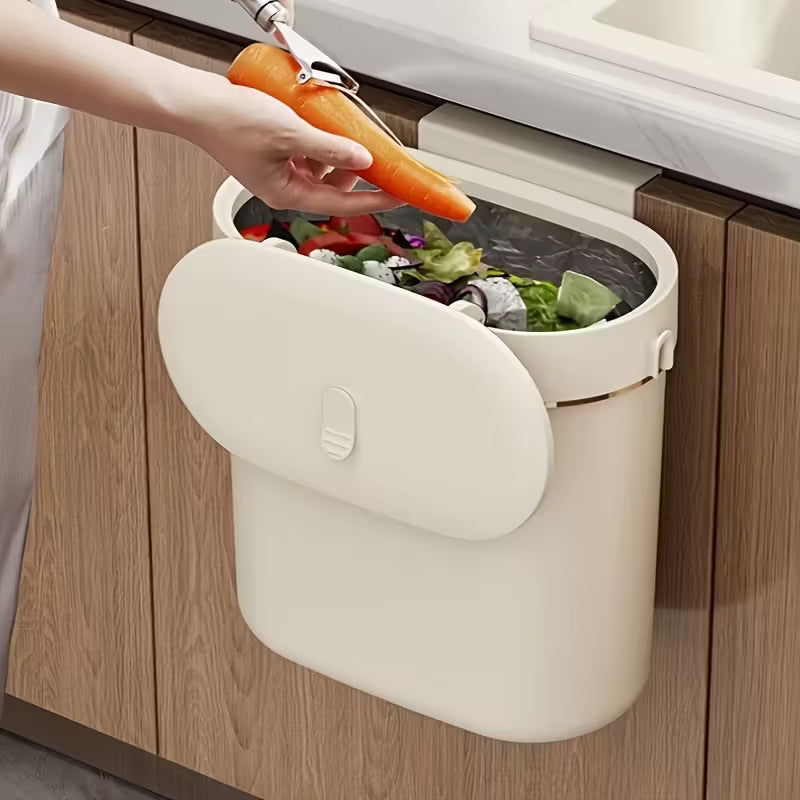 Wall-Mounted Kitchen Trash Can