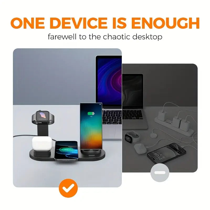 wireless charging statsion for multiple devices