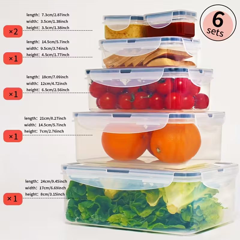 12pcs Meal Containers