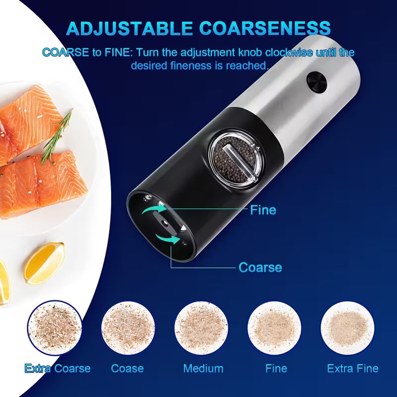 3pcs Set New Electric Grinder  Smart Stainless Steel