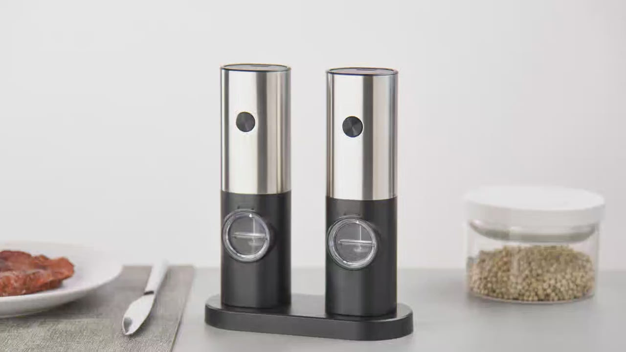 3pcs Set New Electric Grinder  Smart Stainless Steel