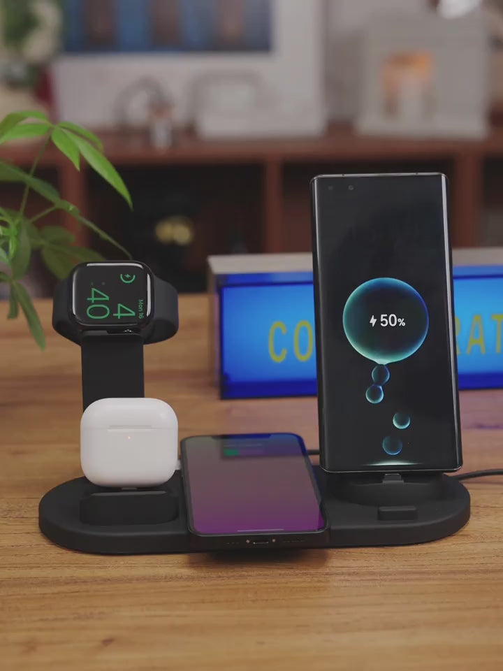 wireless charging statsion for multiple devices