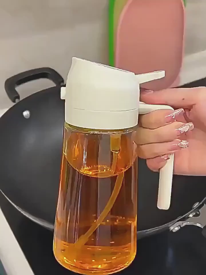 Glass Oil Dispenser & Sprayer